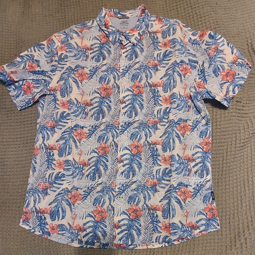 Izod Hawaiian Shirt - Size XL